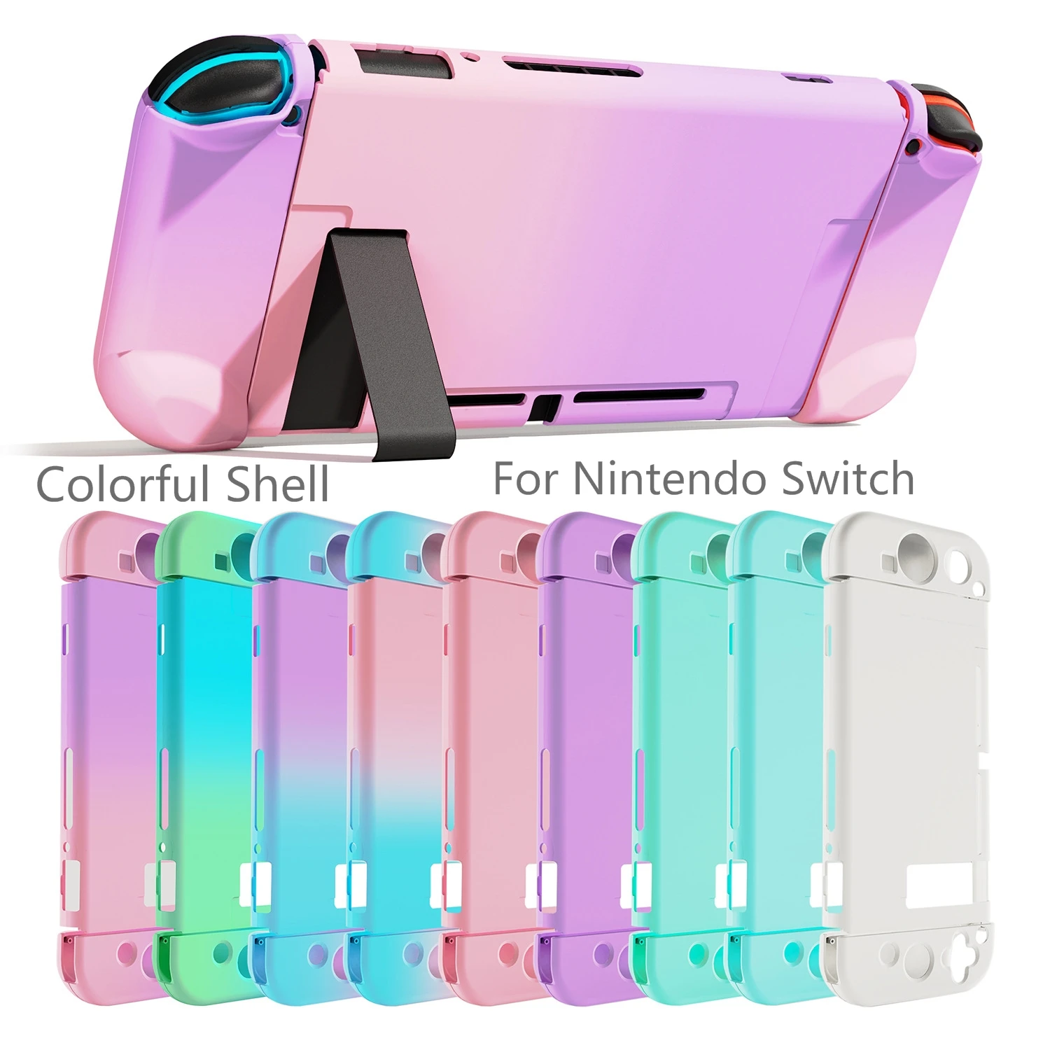 

Nintendo Switch Joycon Colorful Protective Hard Cover Shell Case Accessories For Nintendo Switch Console Protective Shell