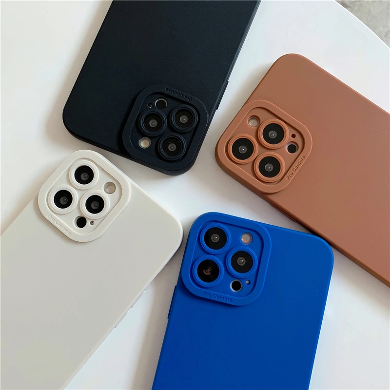 Camera Pro Lens TPU Silicone Case For Xiaomi Mi 11 Lite 5G NE Full Protector Cover Redmi Note 10 12 9s 9 8 Pro 11s 10s 11T 13