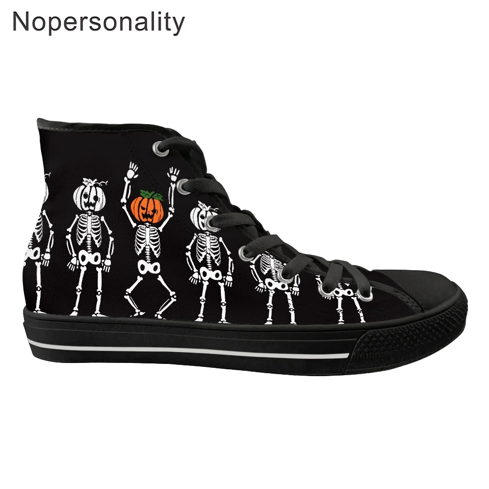 

Nopersonality Adult Classic Casual Shoes Skeleton Print Women's Designer Sneakers Light Flat Shoes Footwear chaussure femme luxe