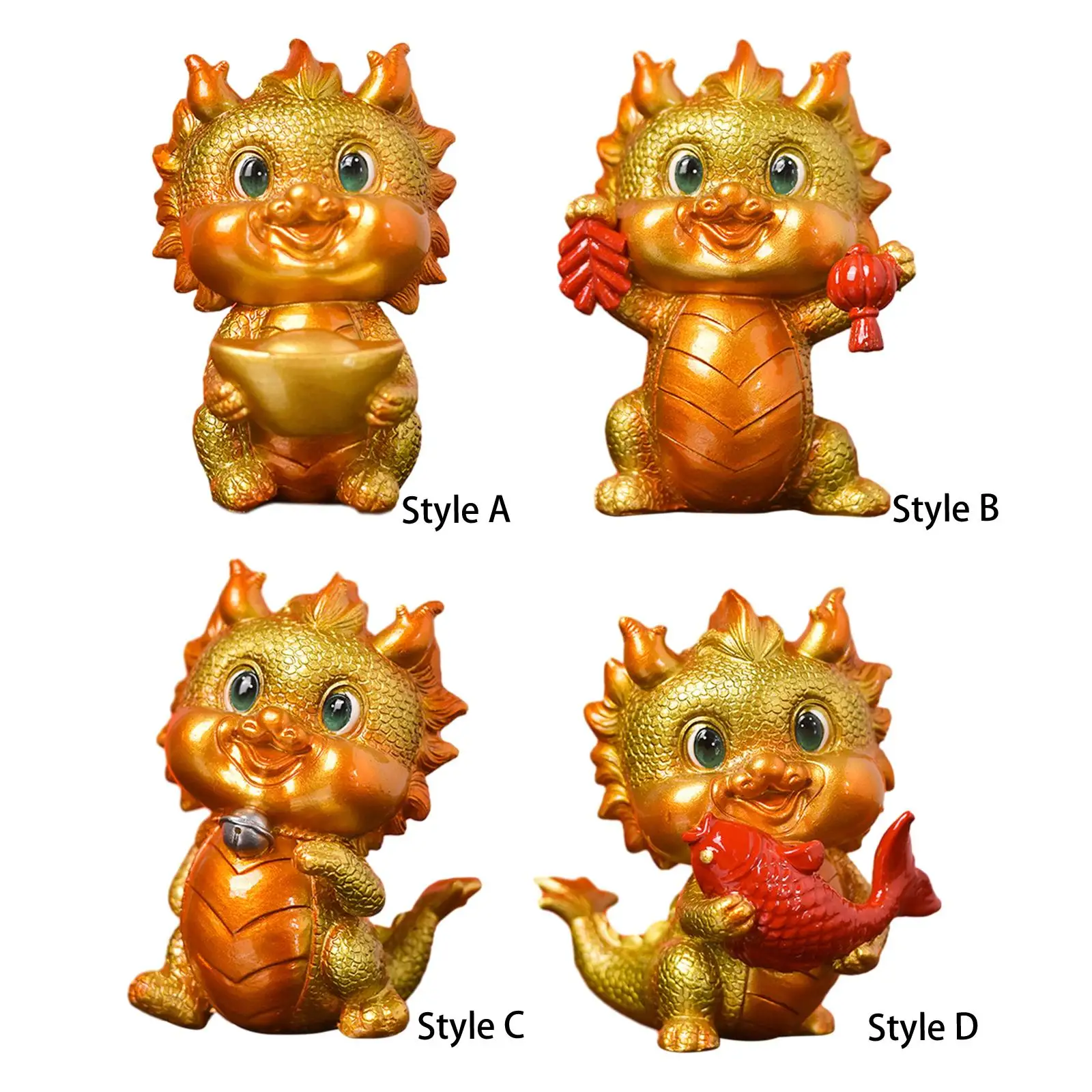 

Resin Chinese Dragon Statue, Dragon Sculpture, Creative Chinese Animals Statue