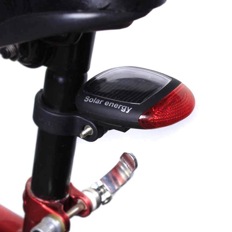 

Bicycle Environmental Protection Solar Tail Lamp Night Riding Warning Light Bicycle Tail Light Mountain Bike Riding Equipment