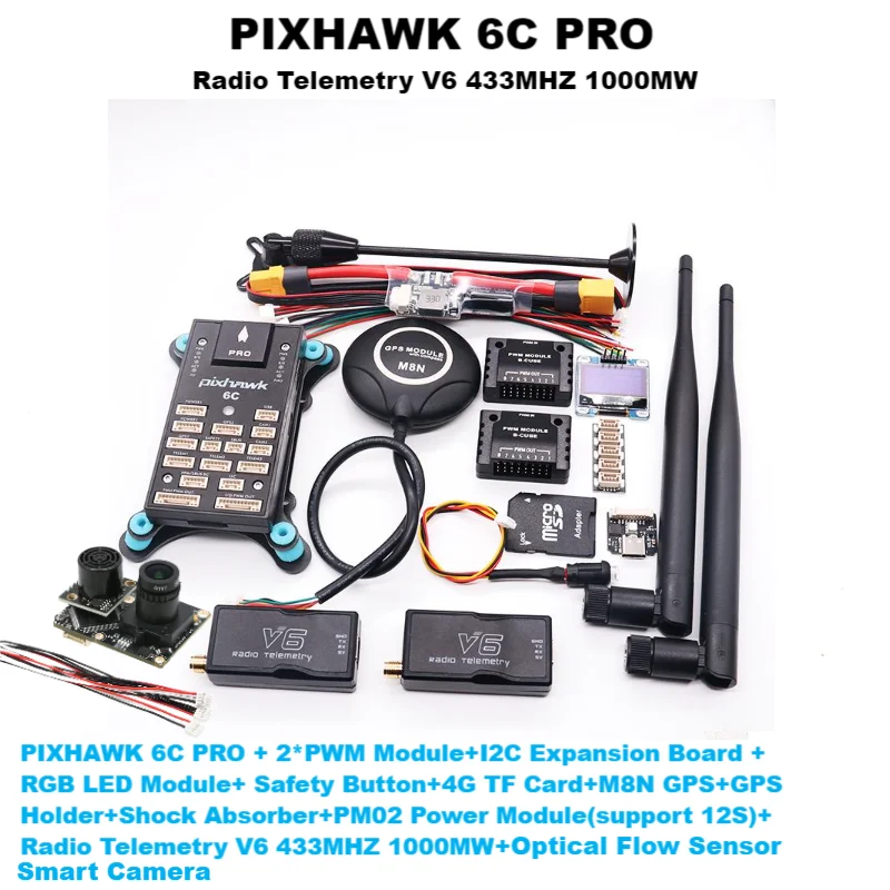 PIXHAWK PX4 2.4.8/PRO/6C PRO PX4FLOW PIX 32 Контроллер полета Автопилот с 4G SD AN Квадрокоптер Ardupilot