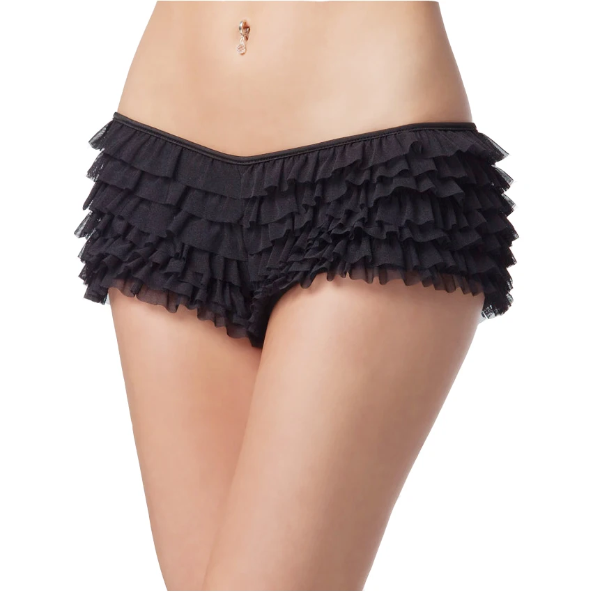 UTMEON S-2XL Sexy Muliti Layered Mesh Ruffled Panty Women Intimates Underwear Lingerie Lace Big size Hot Panties