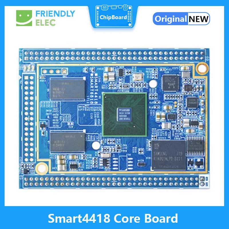 

Дружественная материнская плата Smart4418 Core со стандартным графическим процессором, ускорительная плата для исчисления AI, Поддержка Android 7,0 ...