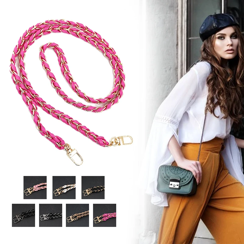 

2022 New Bag Chain Shoulder Bag Replacement Strap Handbag Metal Chain Accessories Purses Handle Chain 120cm