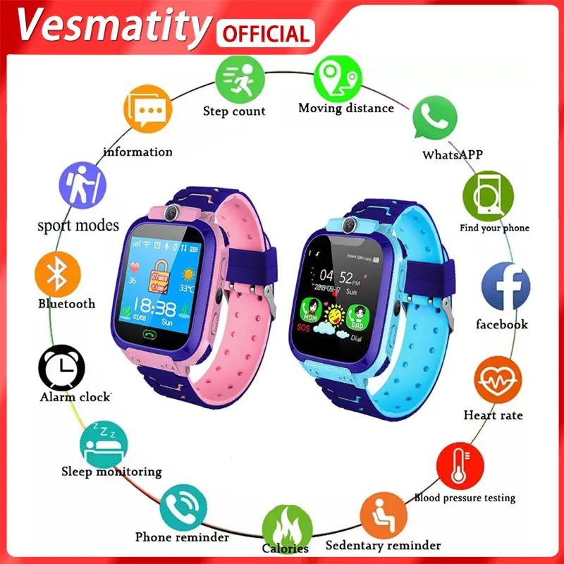 

For Apple Huawei Xiaomi Q12 1.44 Inch Waterproof Smart Watch Voice Chat Kids Watch Digital Smart Watch