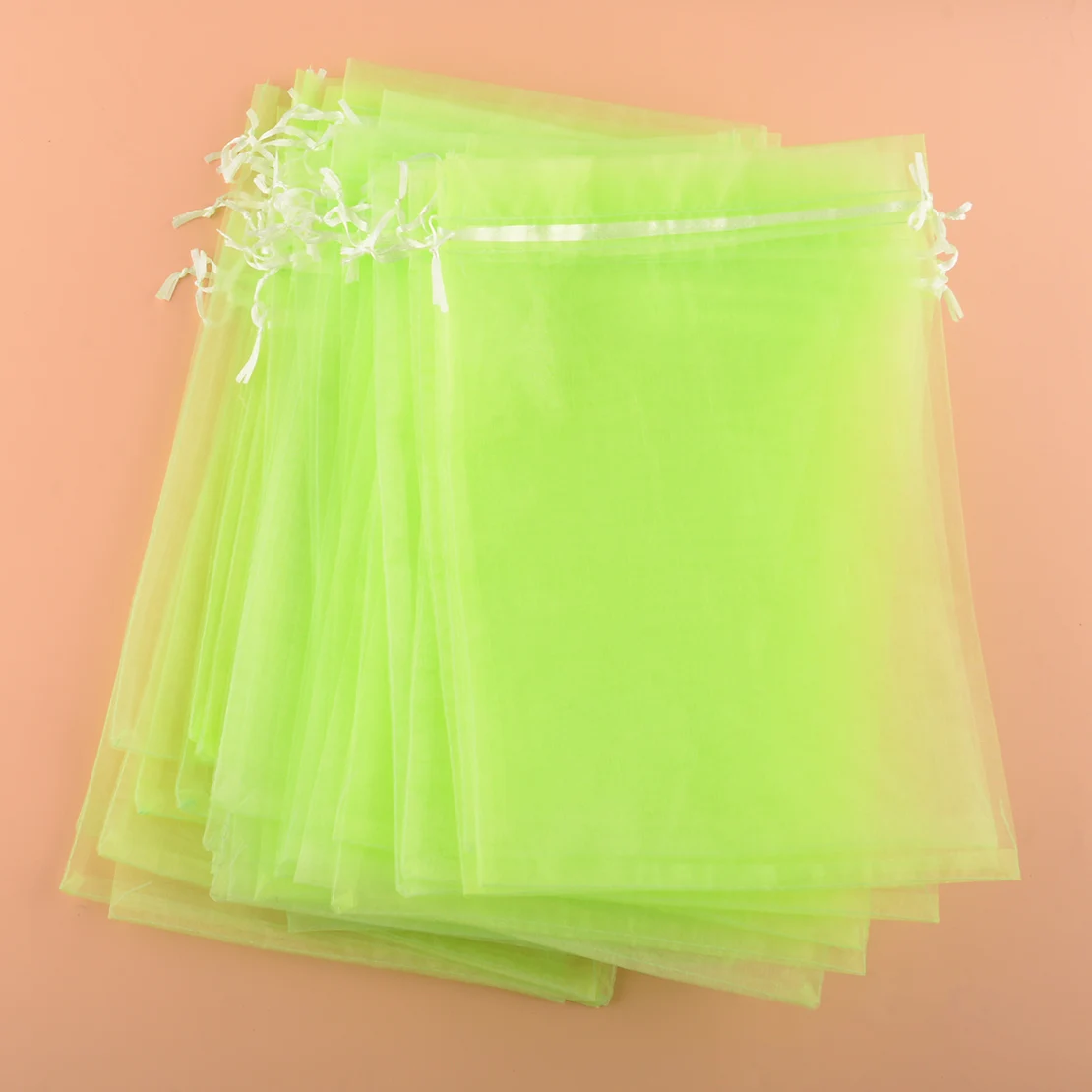 

50 шт./компл. органза, конфеты, украшения, фрукты, виноград, Защитная Сетчатая Сумка на шнурке, садовый мешок для растений, сетка для защиты от ...