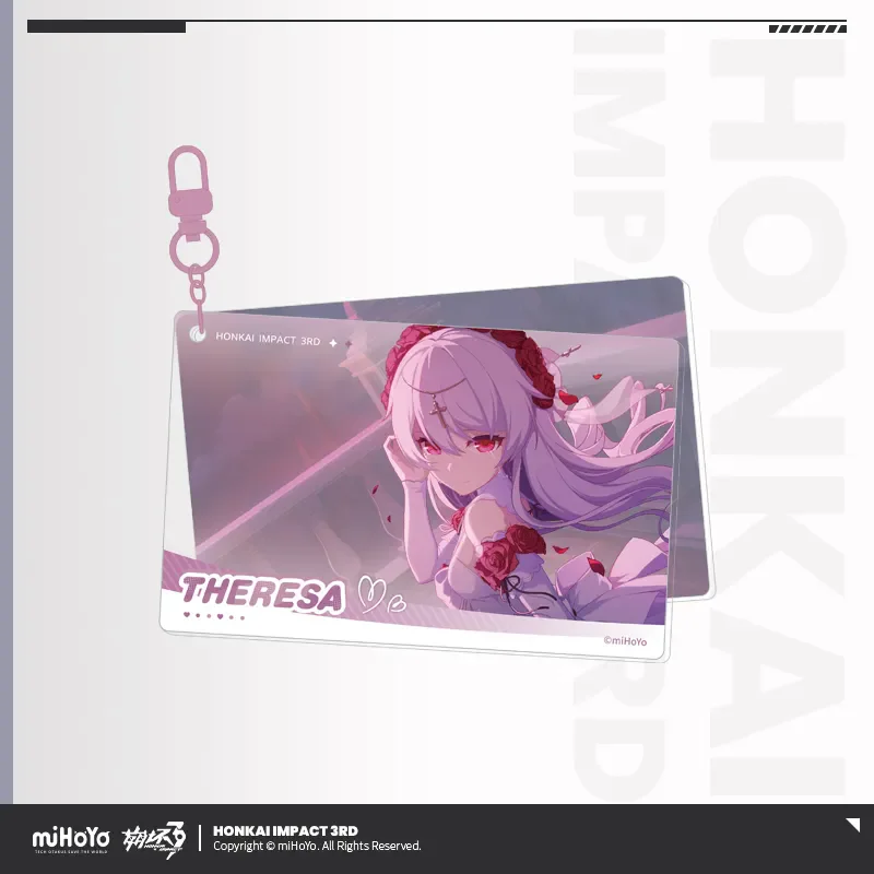 Фото [Подлинный] Honkai Impact 3-й официальный товар miHoYo, оригинальная тематическая серия CG, акриловый кулон, брелок Elysia Mobius Kiana, косплей №2