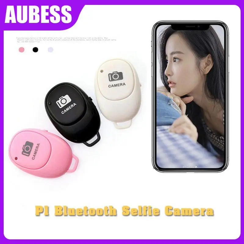 

Remote Control Wireless Camera Shutter Selfie Button Clicker For - Live For Android Ios Smartphones