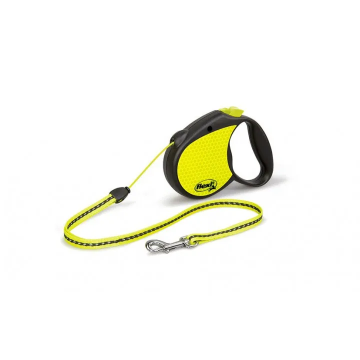flexi Рулетка-трос светоотражающая для собак до 12кг 5м Neon Reflect S cord 5m 0 350 кг 19264.s | Дом и