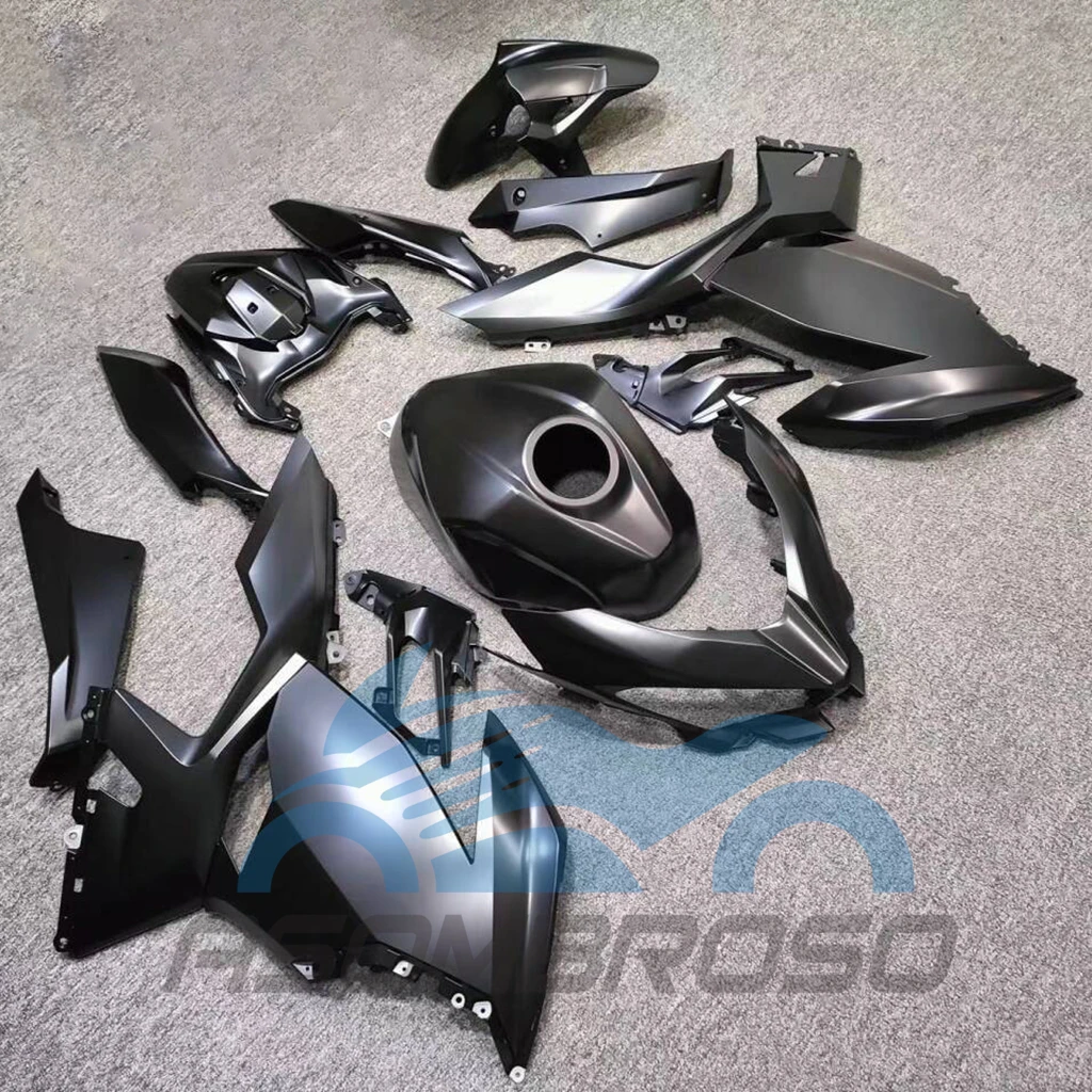Фото Комплект обтекателей для KAWASAKI NINJA400R 2018 2019 2020 2021 2022 2023 2024, бесплатные матовые черные обтекатели для мотоциклов на заказ ZX 4R 18-24 №2