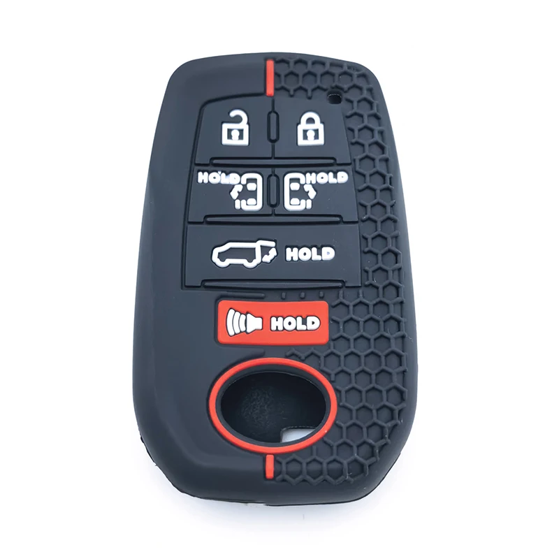 

Силиконовый Чехол Для Ключей С 7 Кнопками Для Toyota Sienna, RAV4, VENZA, Mirai Hybrid, Alphard, PREVIA
