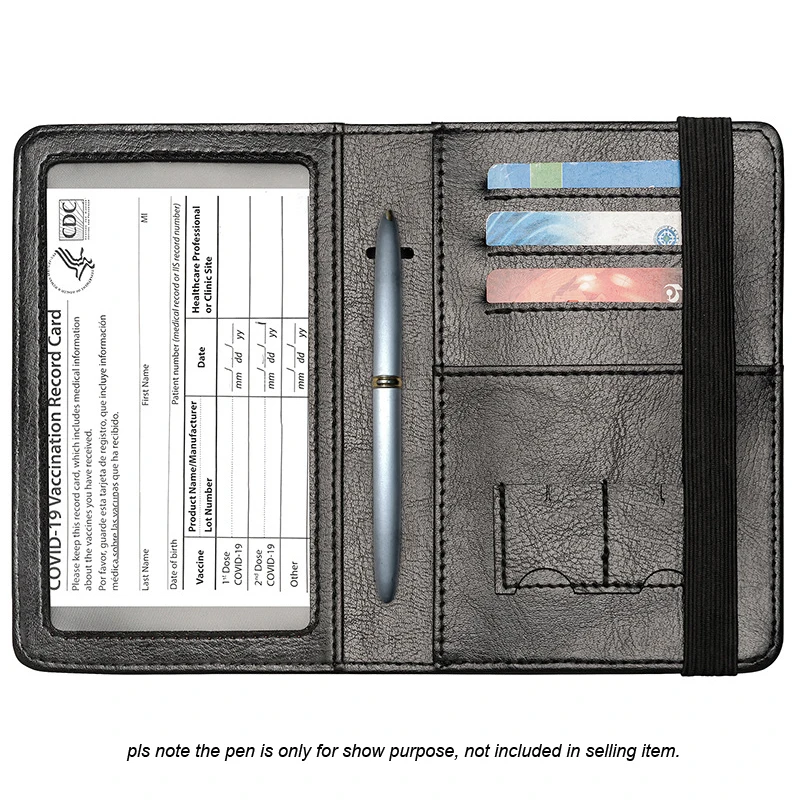 United Sates Passport Holder Cover Wallet RFID Blocking PU Leather Card Case USA Travel Passport Case Organizer for Men Women