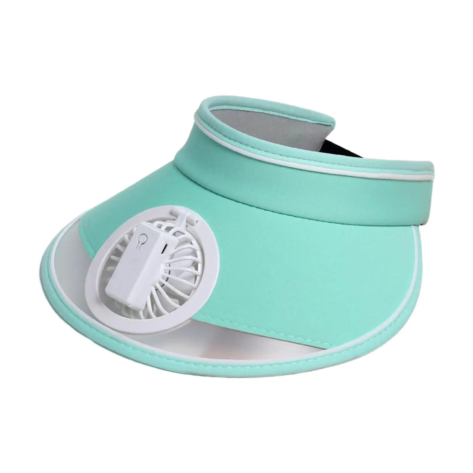 

Mini Fan Hat Casual Sun Visors Hat with Fan for Men Women Girls Boys