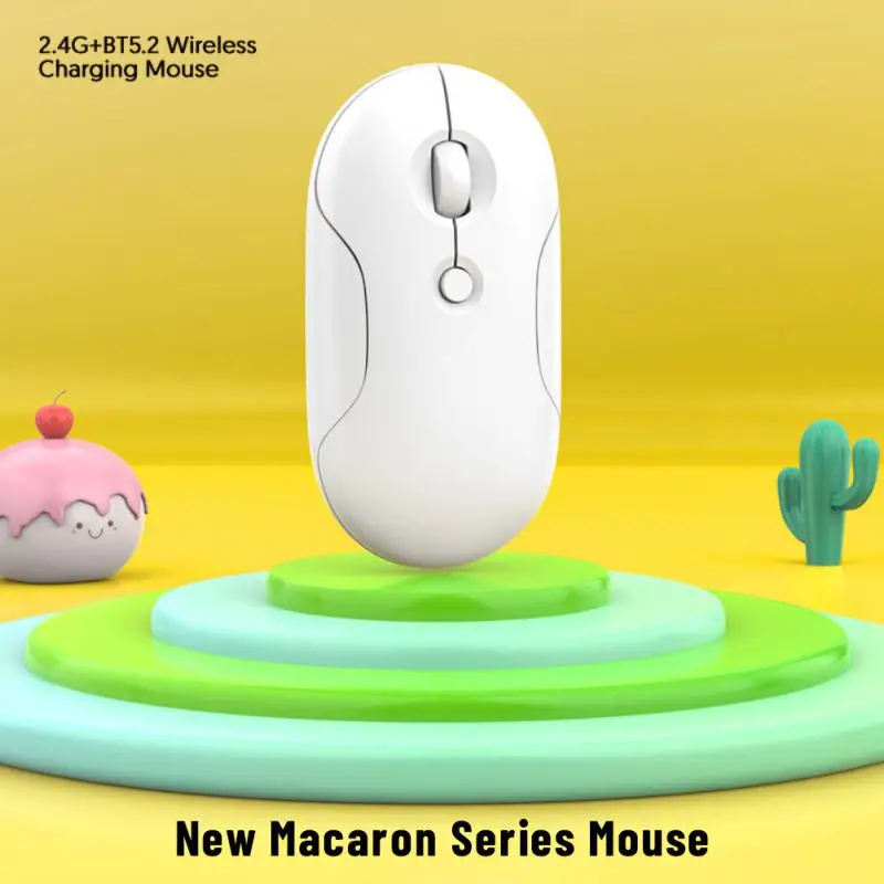 

For Desktop Laptop Computer Mute Mice 1600dpi Adjustable Charging Wireless Mouse Rechargeable 2.4g Usb Gamer Mice