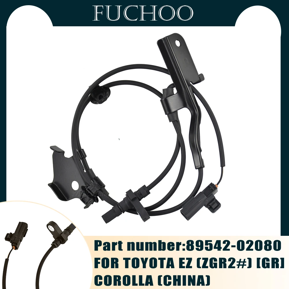 

Car Accessories FOR TOYOTA EZ (ZGR2#) [GR] COROLLA (CHINA) (ZRE15#) (ZRE18#) New Front Right ABS Sensor Wheel Speed 89542-02080
