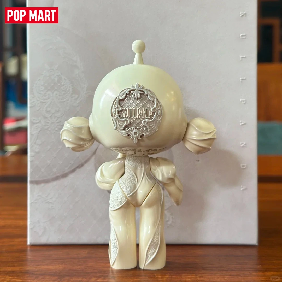 Фото Оригинальная коллекционная фигурка POP MART Skullpanda Baby Series 2025, эксклюзивная лимитированная серия с выставки в Пекине, подарок №4