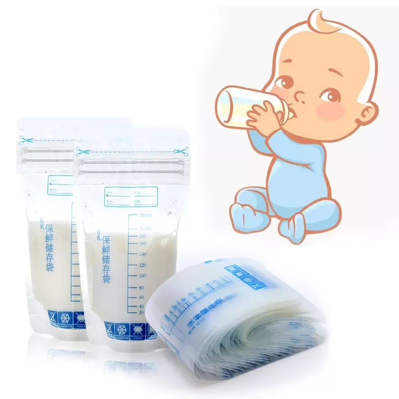 Breast Milk Storage Freezer Bag Disposable Labels Safe Baby Food Storage Feeding Baby Food Storage