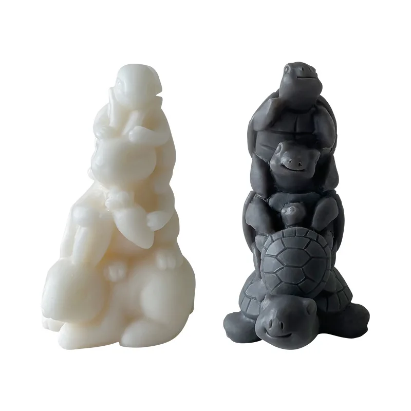 Милая многослойная фотоформа кролик семейная Ароматизированная свеча модель