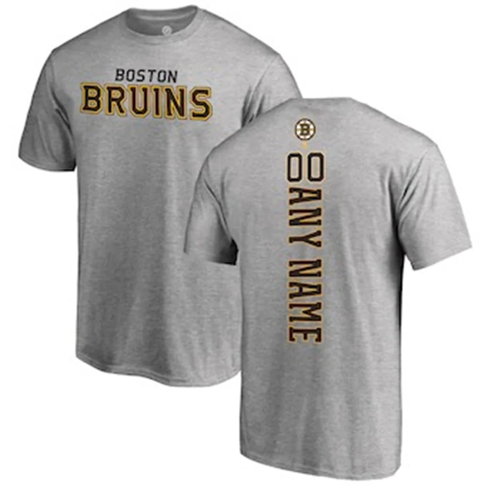 Boston summer oversized short sleeve brown bears men's Harajuku sports shirt T-shirt hockey team and girls' print |