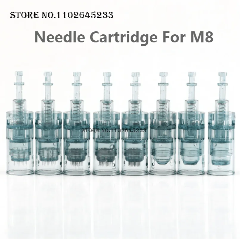 10/20Pcs Dr. Pen M8 Needle Cartridges Bayonet Cartridges 11 16 36 42 Nano Needle MTS Micro Skin Needling Compatible For Dr penM8