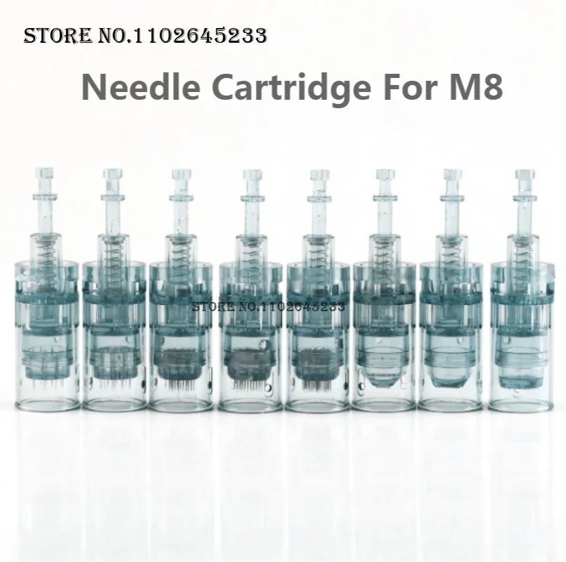 

10/20Pcs Dr. Pen M8 Needle Cartridges Bayonet Cartridges 11 16 36 42 Nano Needle MTS Micro Skin Needling Compatible For Dr penM8