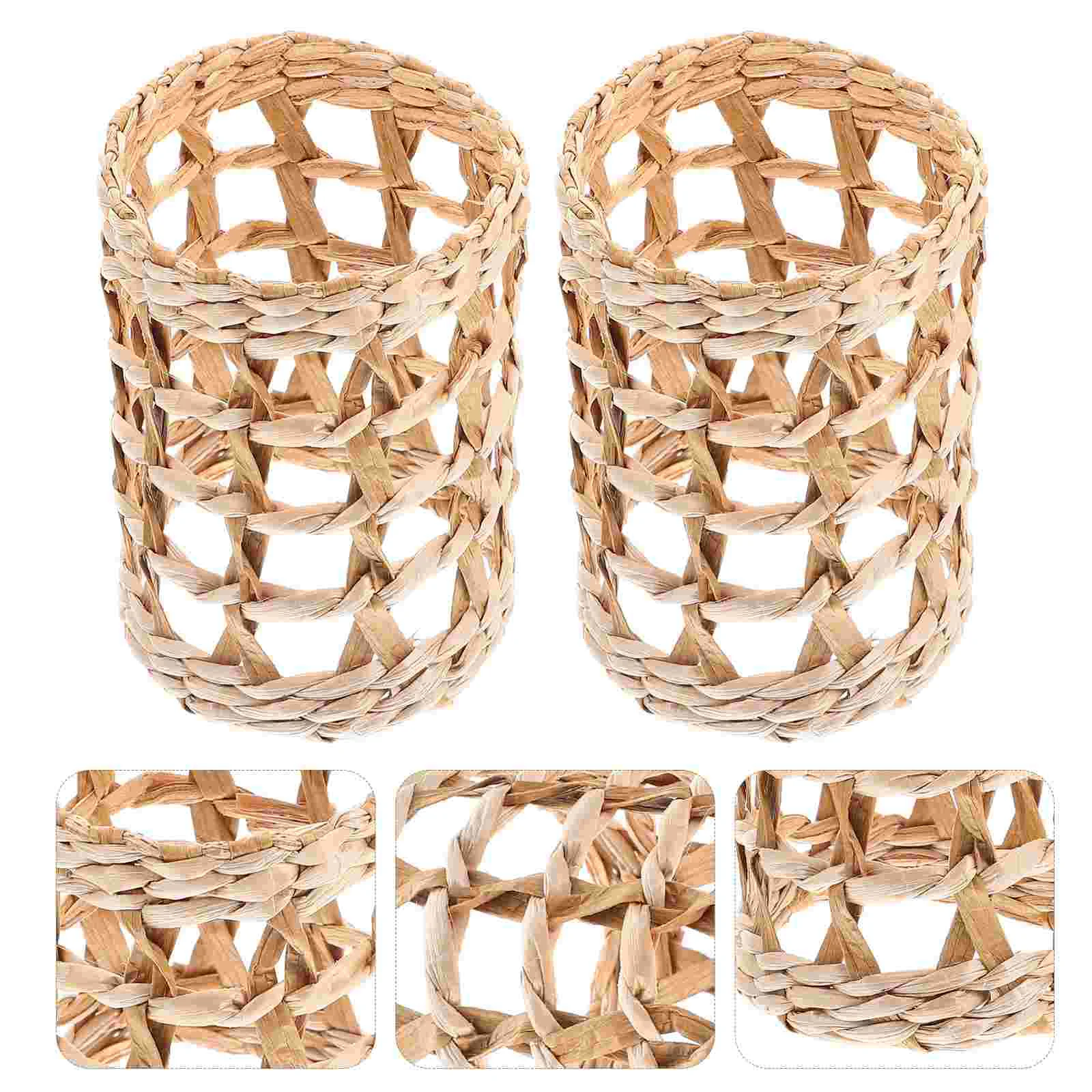 

2pcs Vase Straw Covers Cup Insulator Sleeves Drinking Cup Sleeve Vase Covers