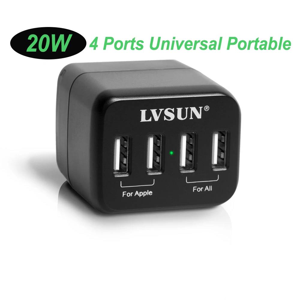 

20W 4 Port Wall Charger laptop Adapter for Samsung Galaxy A11/A12/A32 /A52/Note 9/S9 plus/S9/S8 plus/S8/S20/S10e/S10 plus/S10