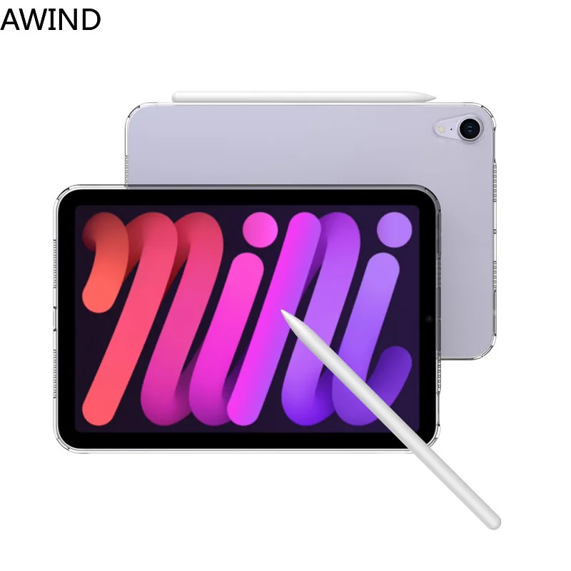 

For iPad Mini 6 Case Ultra Thin Transparent Protective Case for iPad Mini 5/4 Soft Silicone Cover for 8.3/7.9 2021 2019 Funda