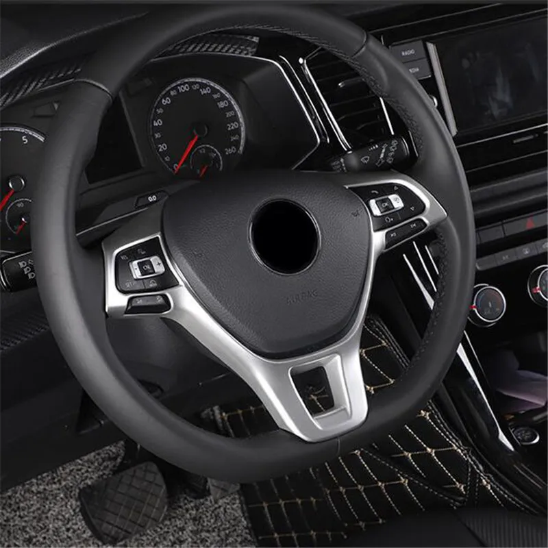 

Car accessories Steering Wheel trim For Volkswagen Jetta Golf Sportsvan Golf 7 Polo Caddy Amarok Lavida Passat Tiguan Touran up!