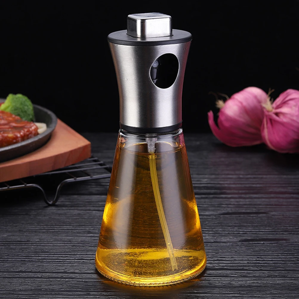 

Press-type Olive Oil Spray Bottle Baking Olive Oil Dispenser Gravy Boats Grill Sprayer Leak-proof Nozzle BBQ Kitchen Bar Tool