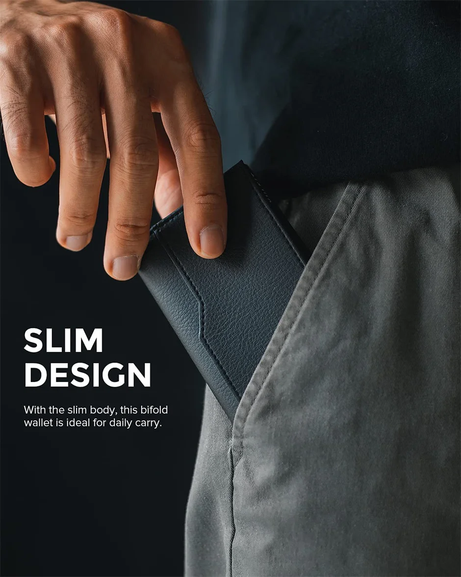 Credit Card Case with Double ID Window Genuine Leather RFID Blocking Automatic Leather Pop Up Wallet for Cards Notes Men Slim