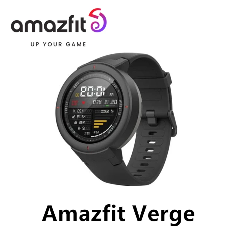 Смарт-часы Amazfit Verge GPS Bluetooth микрофон динамик шагомер сообщения пульсометр для Android