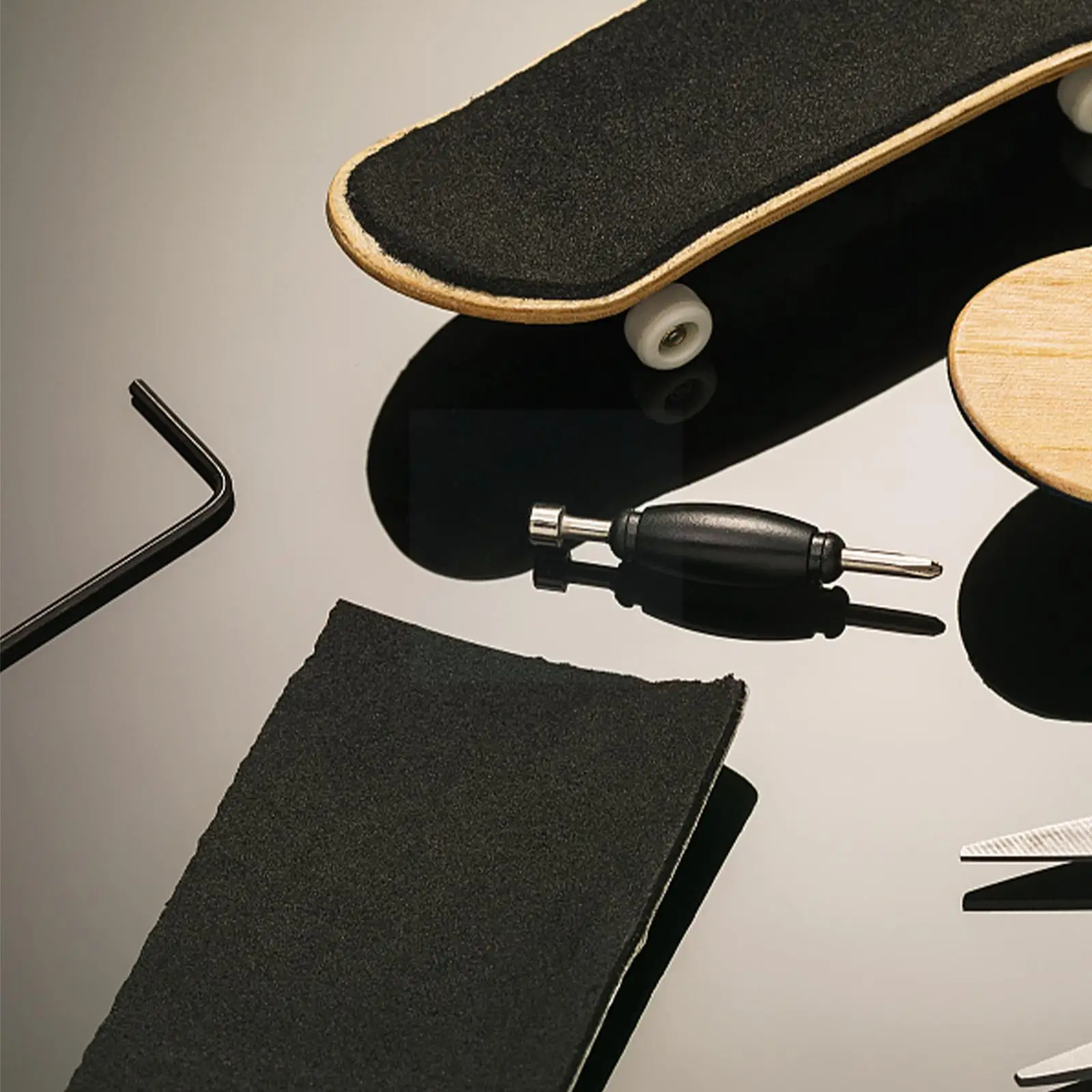 

5Pcs Black Fingerboard Foam Grip Deck Uncut Tape Stickers Tape Stickers Grip Foam Black Non-slip 38x110mm/33x98mm Sticker D D2U5