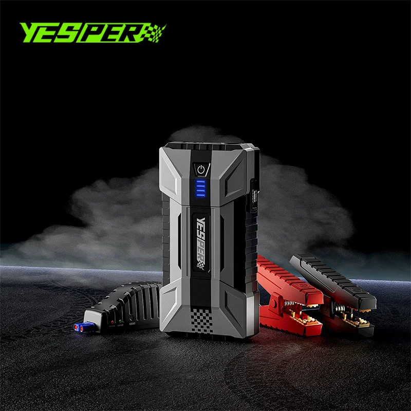 

YESPER 1000A Car Jump Starter Power Bank 12000mAh Portable Battery Station For 8L/6L Car Emergency Booster Starting Device YJS15