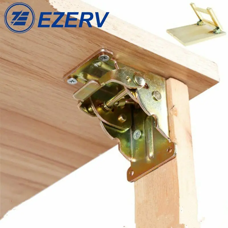 

RV Folding Hinge Table Leg Brackets Foldable for Table Chair Extension Tables Foldable Iron Self Locking Fold Feet Hinges