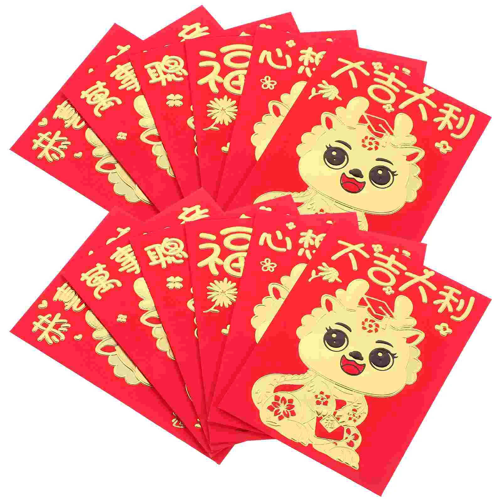 

30pcs Red Envelope 2024 Year Red Envelopes Chinese Style Lucky Money Envelopes Cash Envelopes