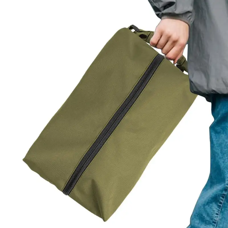 

Shoe Bags For Travel Water Resistant Oxford Cloth Travel Shoe Storage Men & Women Shoe Storage Organizer With Zipper Closure