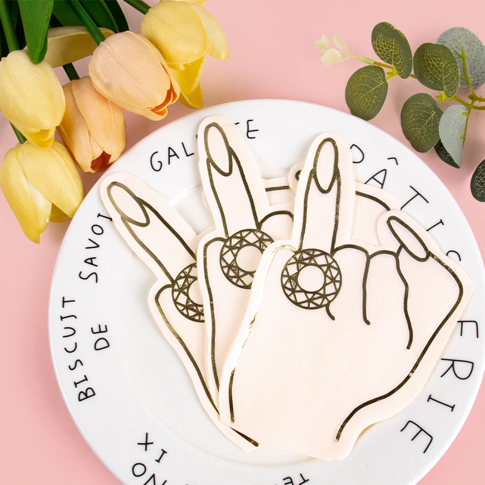 20 шт. одноразовые салфетки в форме кольца