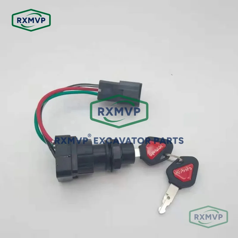 Выключатель зажигания для Komatsu ПК подходит экскаватора KX016 KX033 KX040 U15 U30 U48 U55 детали