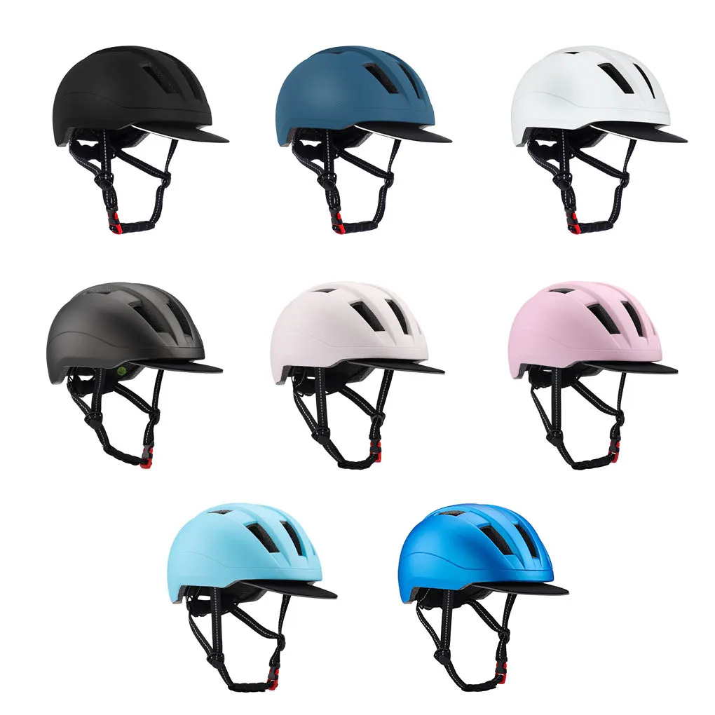 

Cycling Helmet Man Women Helmets Head Protection Multifunctional Hat Protector Motorcycle Accessories Scooter Black