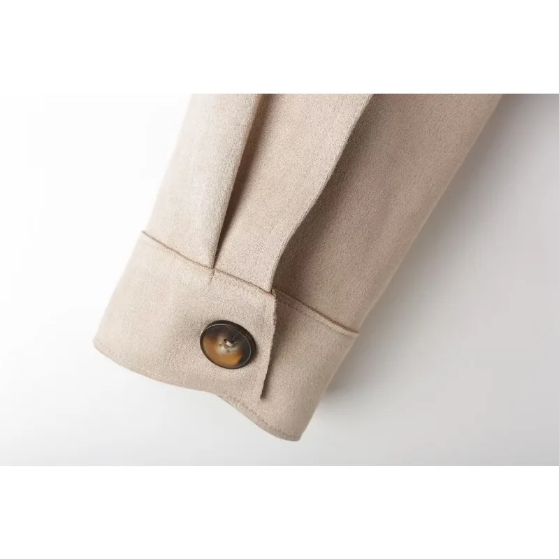 Элегантные и красивые женские куртки TRAF ZR Y2k винтажный Топ однотонные Новые