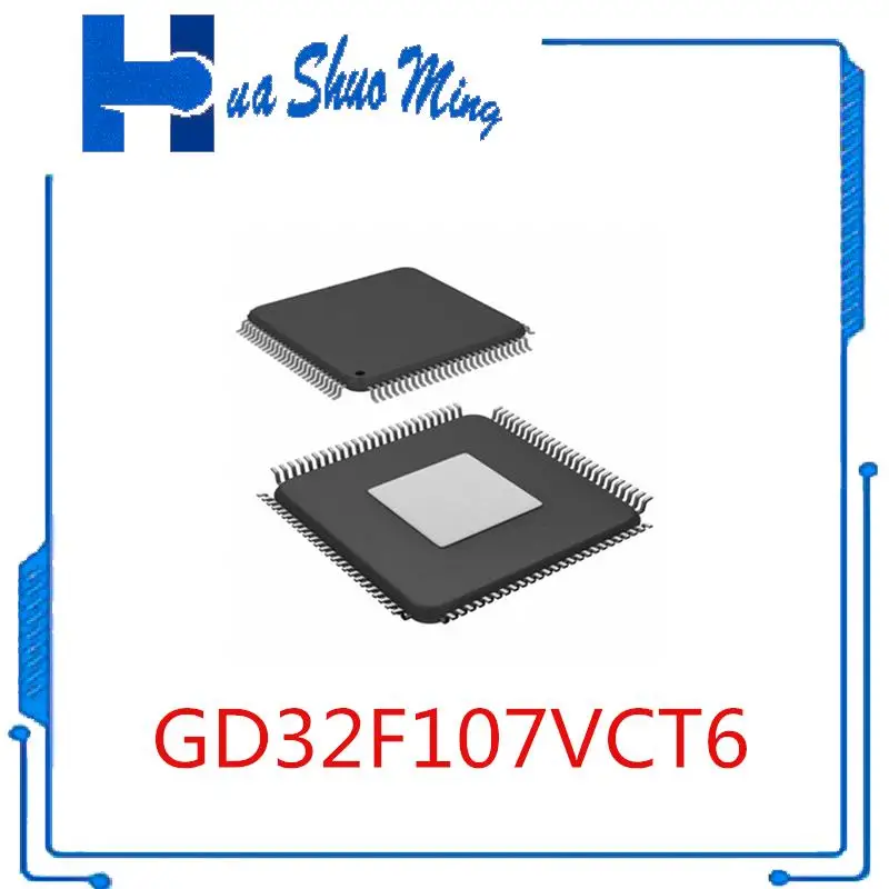2 шт./лот GD32F107VCT6 GD32F107VC GD32F107V GD32F107 GD32F GD32 LQFP100