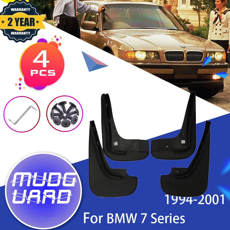 

Car Mudflap Mudguards For BMW 7 Series E38 1994~2001 Front Rear Wheels Splash Mud Guards Accessories 1995 1996 1997 1998 1999