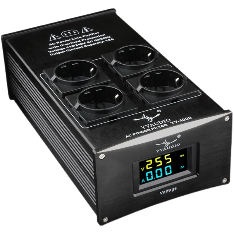 

Power filter fever-grade HiFi audio speaker power supply straight-through plug-in noise reduction anti-interference power purif