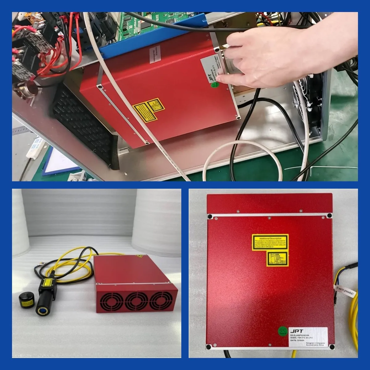 Быстрая доставка Лучший оптоволоконный лазерный источник 50 Вт 60 100 JPT Цена MOPA