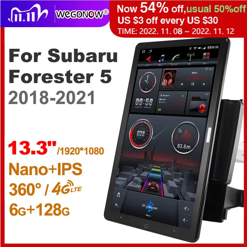 

13,3 ''Ownice Android 10,0 Автомобильный мультимедийный плеер для Subaru impreza forester 2017-2020 автомобильное радио аудио 4G LTE 360 оптический без DVD