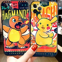 pokemon pikachu bandai phone cases for iphone 11 12 pro max 6s 7 8 plus xs max 12 13 mini x xr se 2020 back cover coque funda