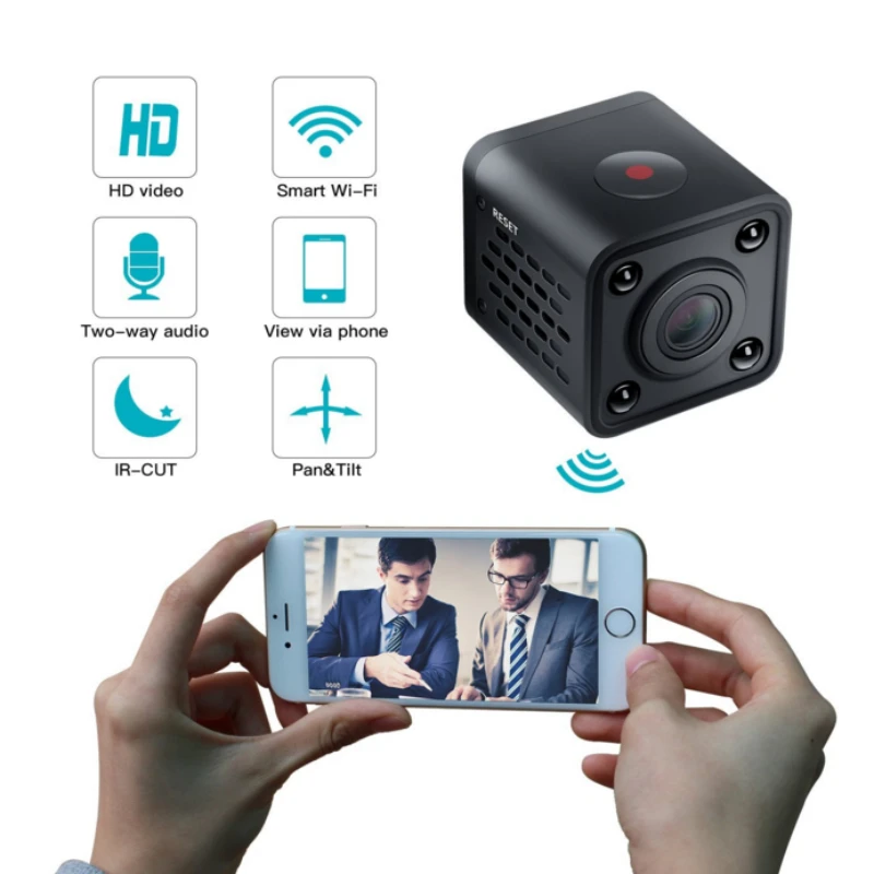 

Беспроводная мини-камера видеонаблюдения, 1080P, Wi-Fi