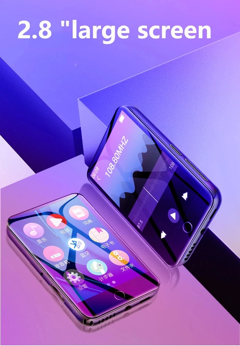 Mp3-плеер bluetooth 2 8 дюймовый сенсорный экран M7 Hi-Fi музыкальный плеер с FM-радио
